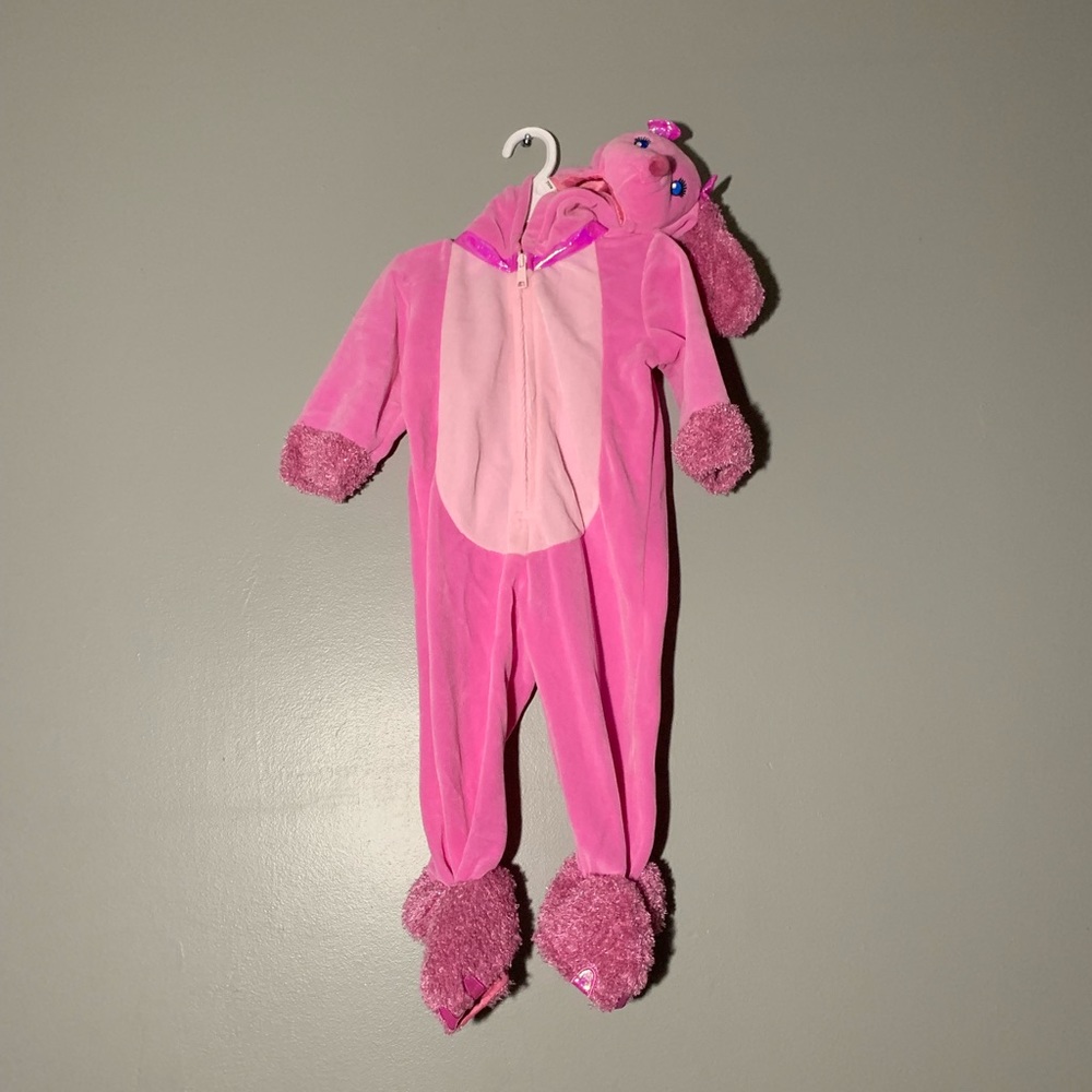 Pink Poodle Girls costume!